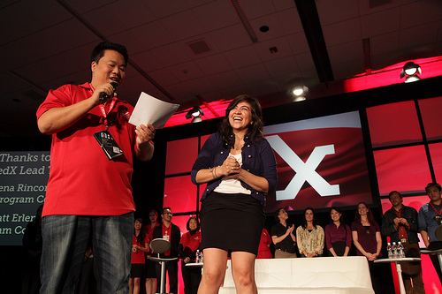 Larry Chu and the Stanford Medicine X volunteers