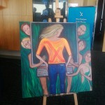 "Skinny Genes" by Regina Holliday for Stanford Medicine X Painting: "Skinny Genes" by Regina Holliday for Stanford Medicine X