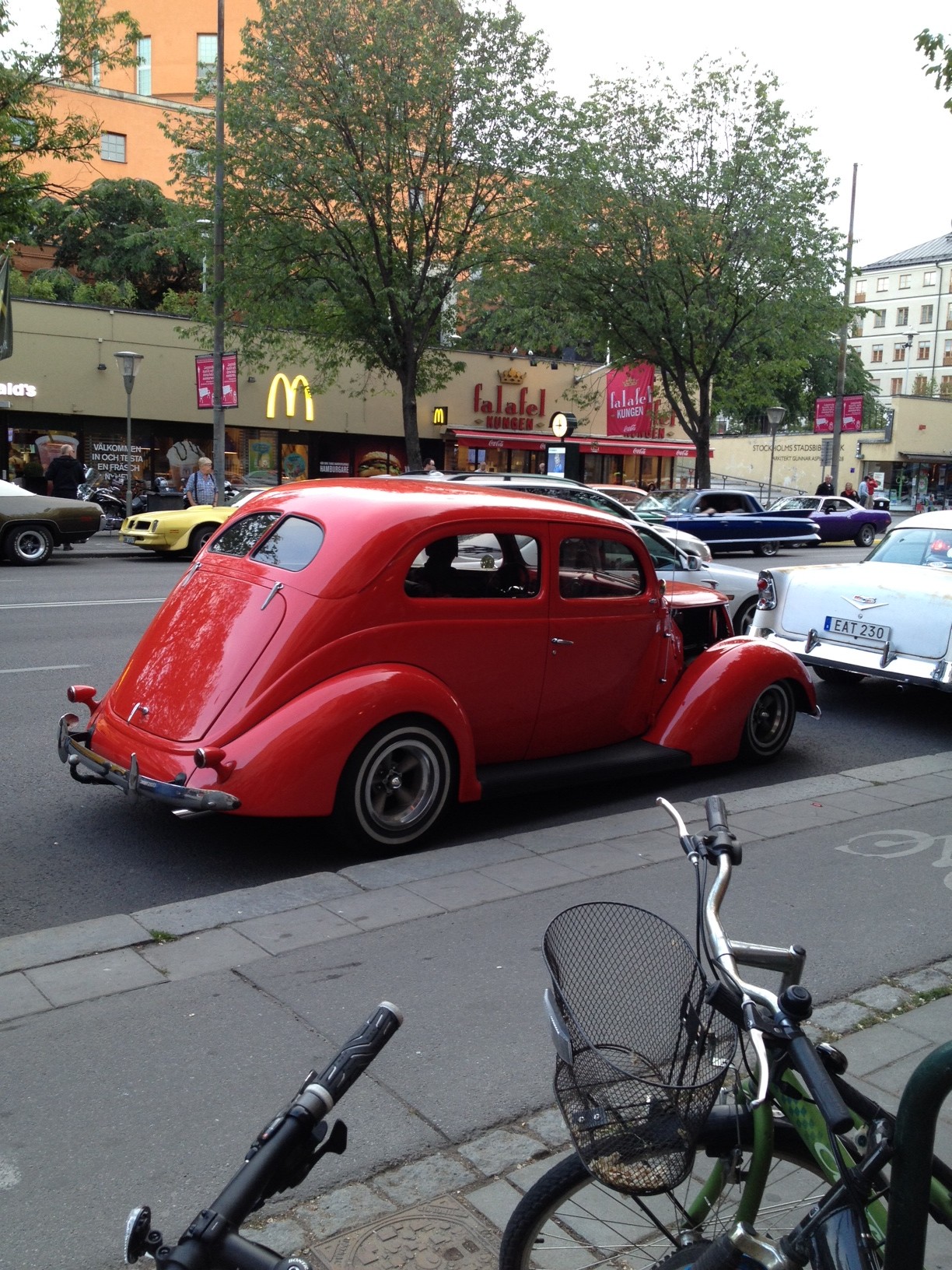 Vintage American car in Stockholm