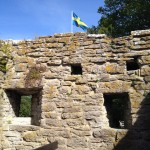 13th century wall surrounding Visby, on the island of Gotland, Sweden