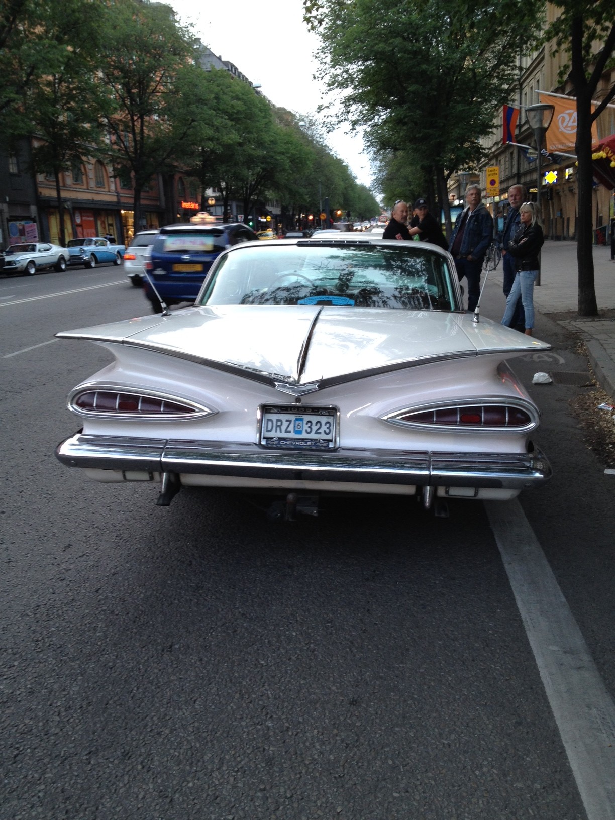 Vintage American car in Stockholm