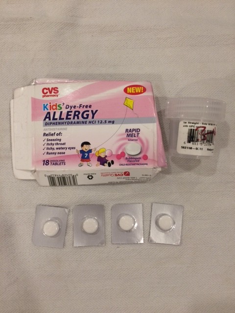 Benadryl tablets